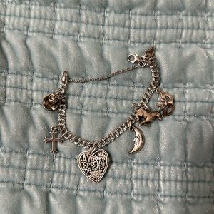 James Avery silver charm bracelet .